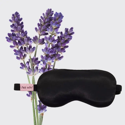 THE LAVENDAR WEIGHTED SATIN EYE MASK