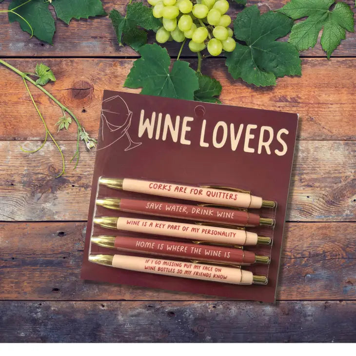 WINE LOVERS PEN SET