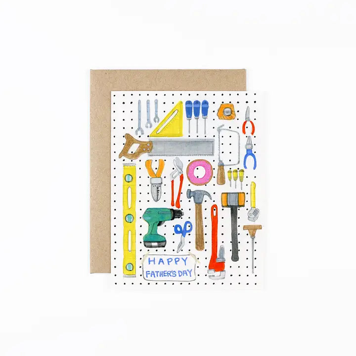 DAD TOOLS WITH DONUT CARD