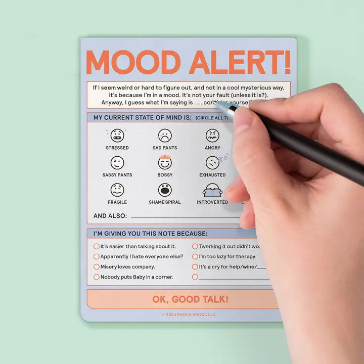 TODAY'S MOOD NIFTY NOTE PAD (PASTEL VERSION)