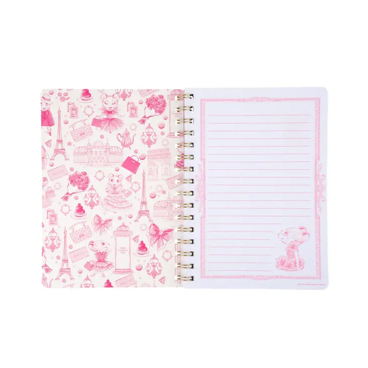 CLARIS THE CHICEST MOUSE IN PARIS - SPIRAL NOTEBOOK