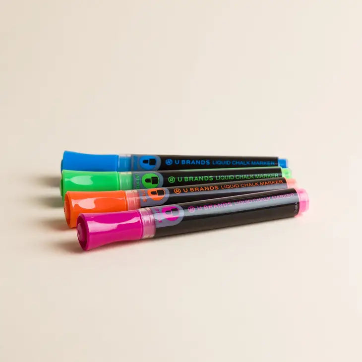 LIQUID CHALK MARKERS - SET OF 4