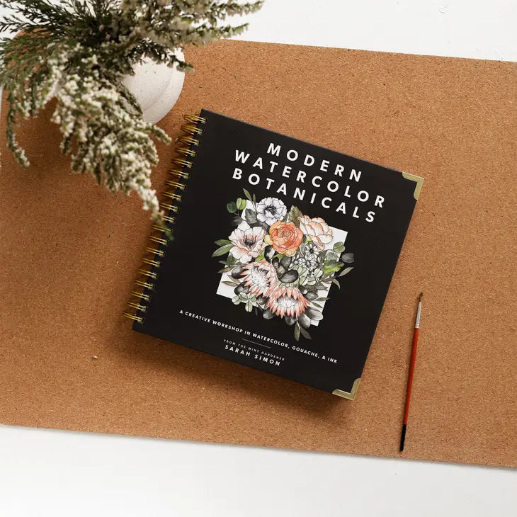 MODERN WATERCOLOR BOTANICALS (SPIRAL BOUND)