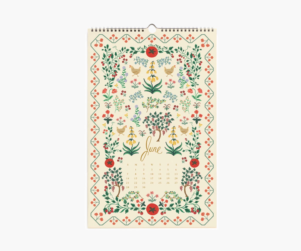 2026 Flora Wall Calendar