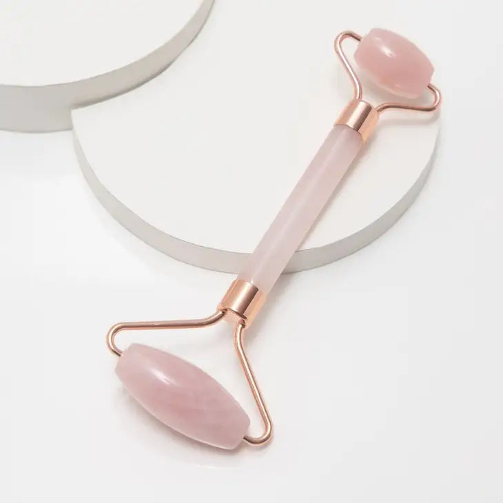 Rose Quartz Crystal Facial Roller