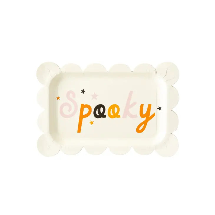 HEY PUMPKIN SPOOKY PAPER PLATE - FINAL SALE