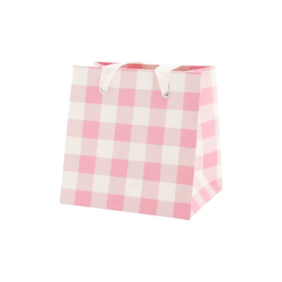 GARDEN SCATTER/PINK GINGHAM GIFT BAG SET