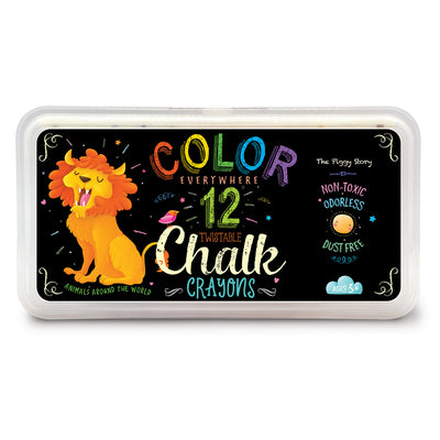 COLOR EVERYWHERE CHALK CRAYONS - ANIMALS AROUND THE WORLD