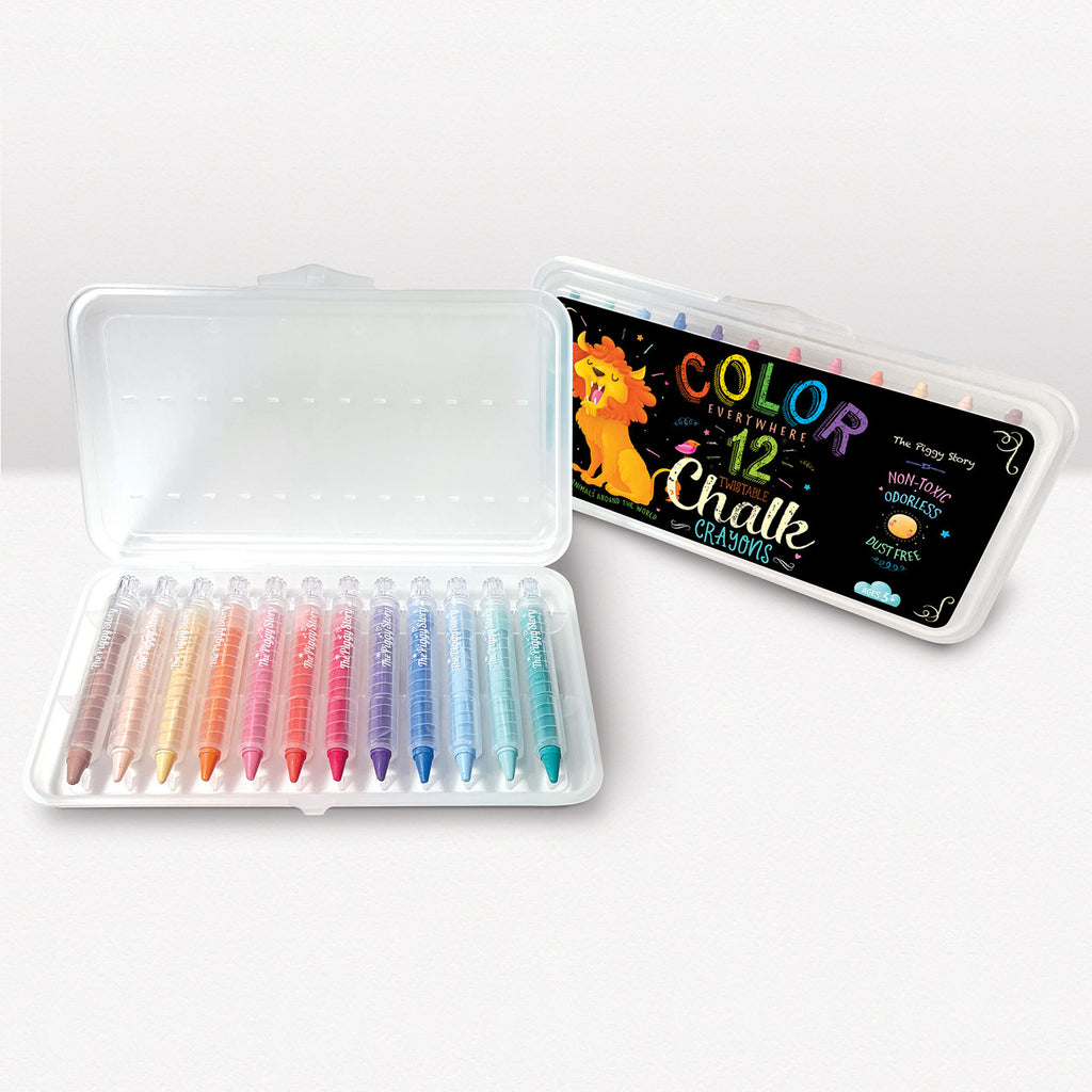 COLOR EVERYWHERE CHALK CRAYONS - ANIMALS AROUND THE WORLD