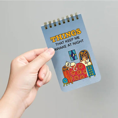 Things That Keep Me Awake At Night - 3x5 Notepad