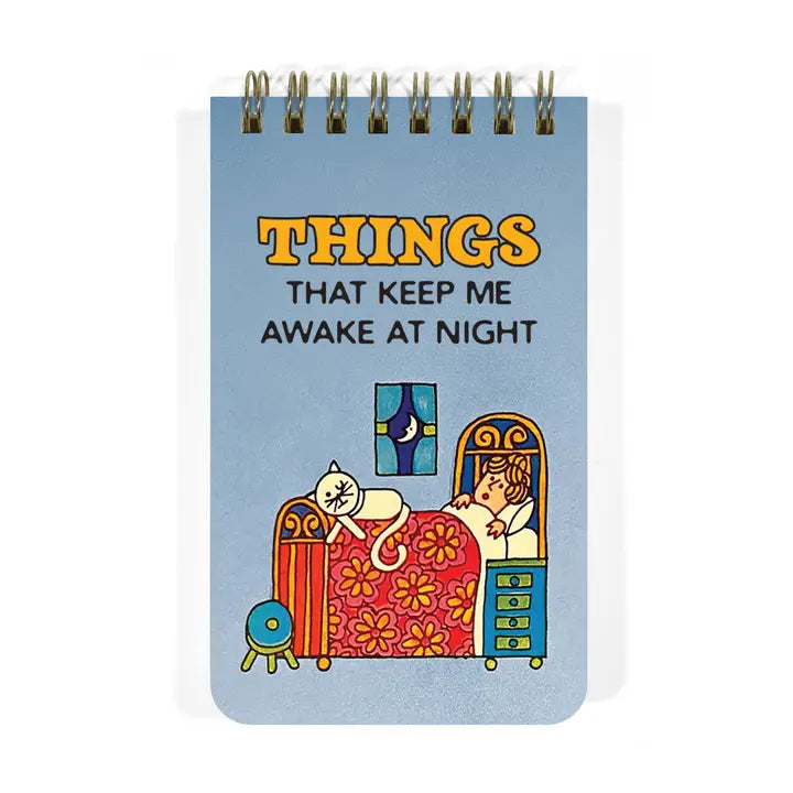 Things That Keep Me Awake At Night - 3x5 Notepad