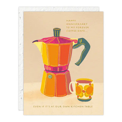Plantable Card - Espresso - Anniversary Card