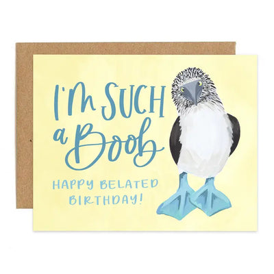 BIRTHDAY BOOBY GREETING CARD