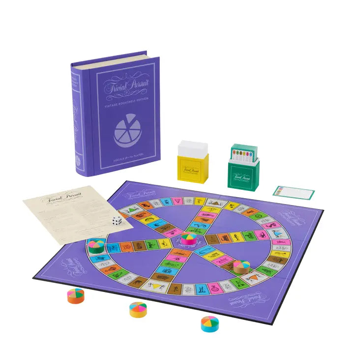 TRIVIAL PURSUIT VINTAGE BOOKSHELF EDITION