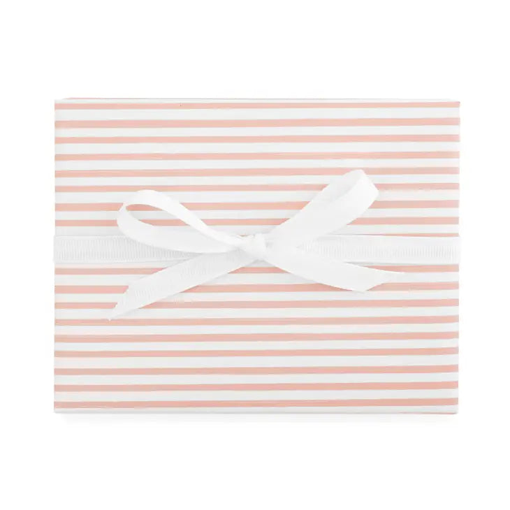 ROSE PAINTED STRIPE - GIFT WRAP ROLL
