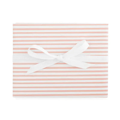 ROSE PAINTED STRIPE - GIFT WRAP ROLL