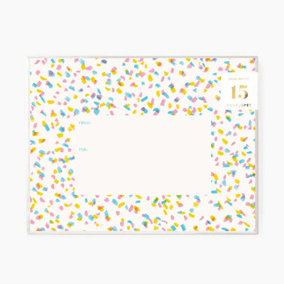 Confetti | Boxed Set of 15 Envelopes