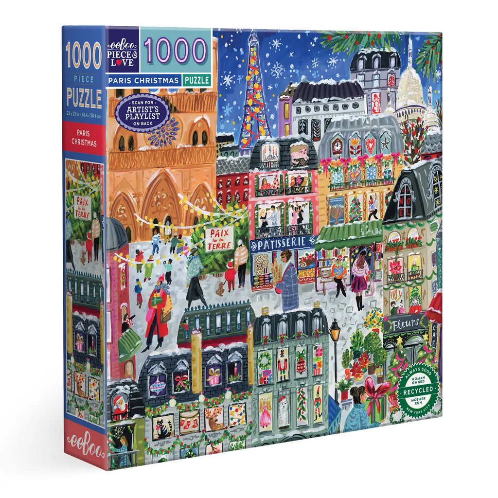 Paris Christmas 1000 Piece Puzzle