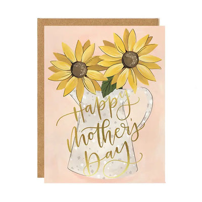 MOTHER'S DAY SUNFLOWERS GREETING CARD