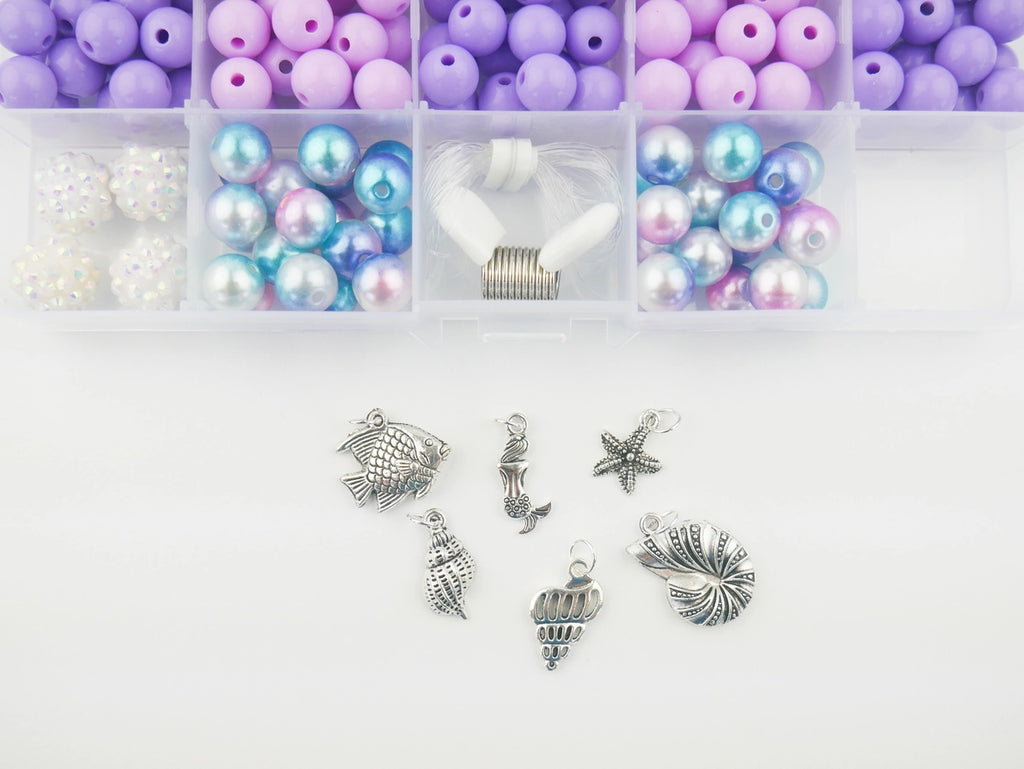 MERMAID DIY BRACELET CRAFT KIT FOR KIDS - GIRL JEWELRY GIFT