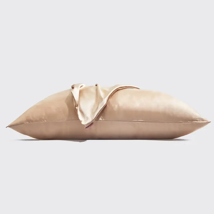 SATIN PILLOWCASE - CHAMPAGNE