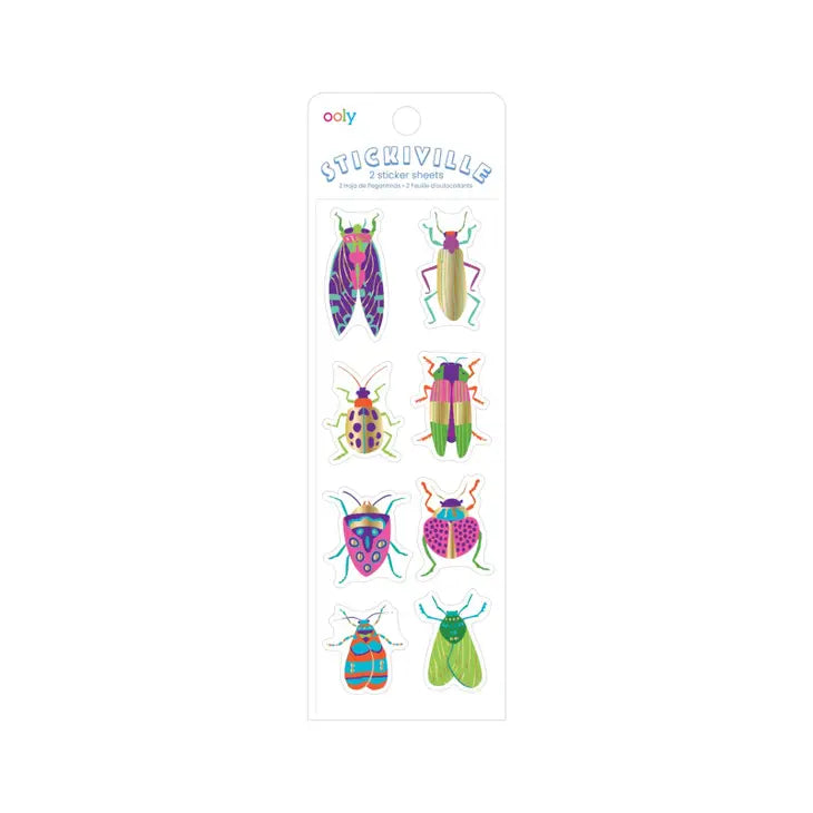 STICKIVILLE STICKERS: FANCY BUGS - SKINNY