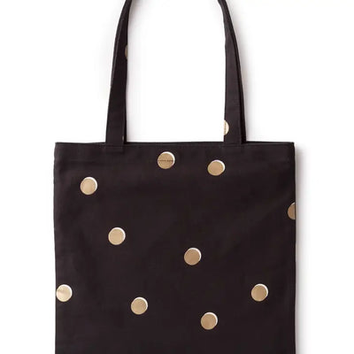 CANVAS BOOK TOTE - SCATTER DOT