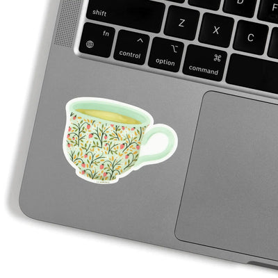 Strawberry Meadow Teacup Decal Sticker