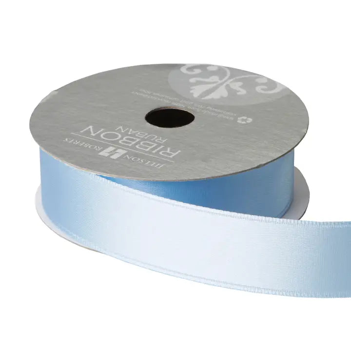 Pastel Blue Ribbon - Fancy Satin 1" X 10'