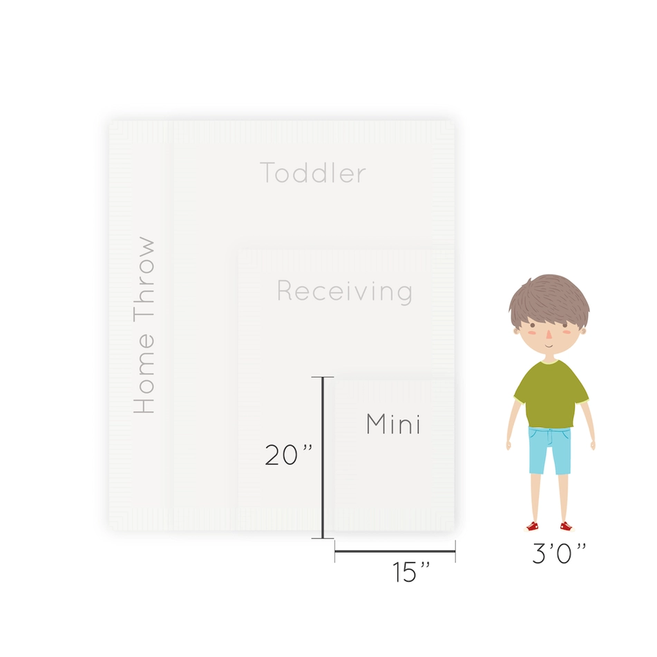 Ribbed Bamboni® Mini Blankets