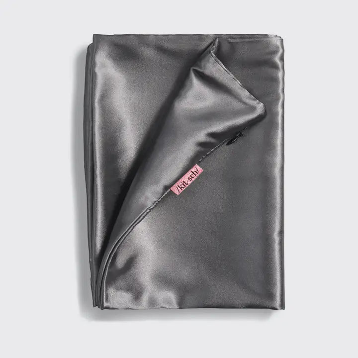 Satin Pillowcase Standard - Charcoal