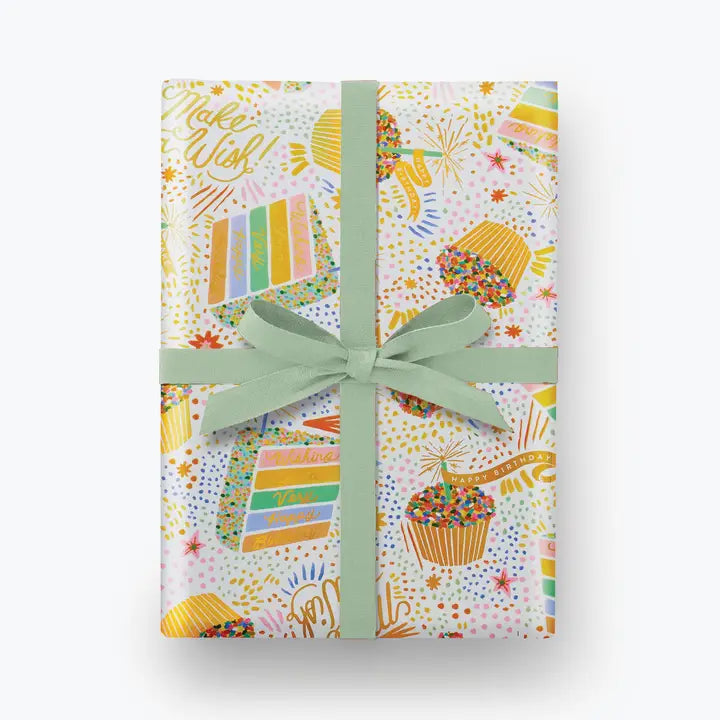 Birthday Cake Continuous Wrap