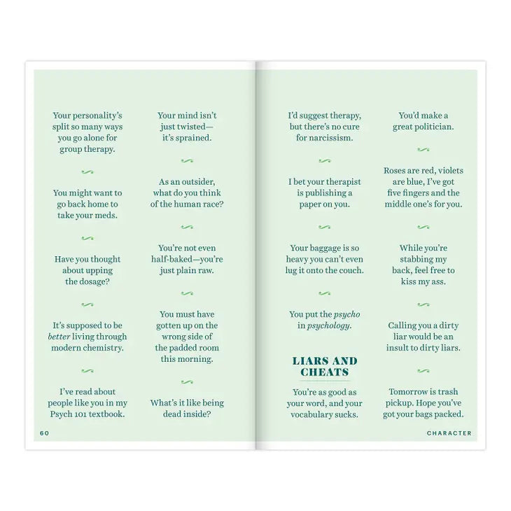 INSULTS & COMEBACKS