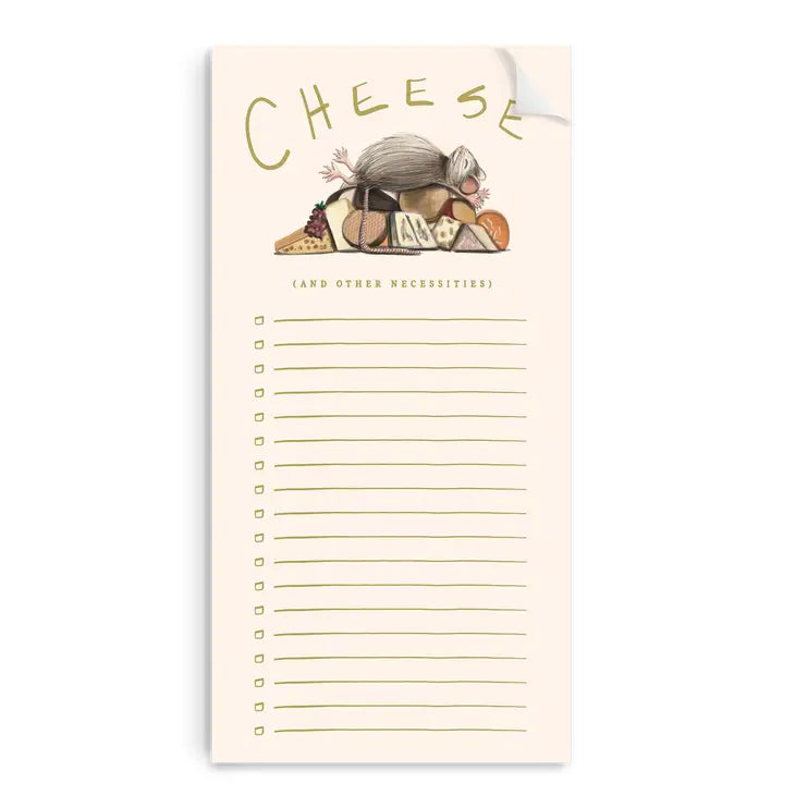 CHEESE + NECESSITIES NOTEPAD