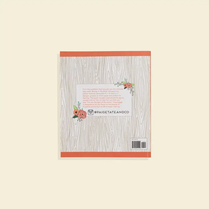 Beauty in the Bible (Christian Coloring Book)