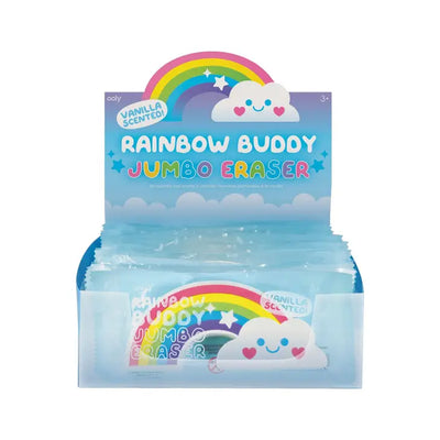 RAINBOW BUDDY SCENTED JUMBO ERASER - DISPLAY OF 15