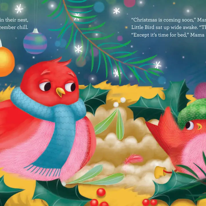 Little bird finds Christmas