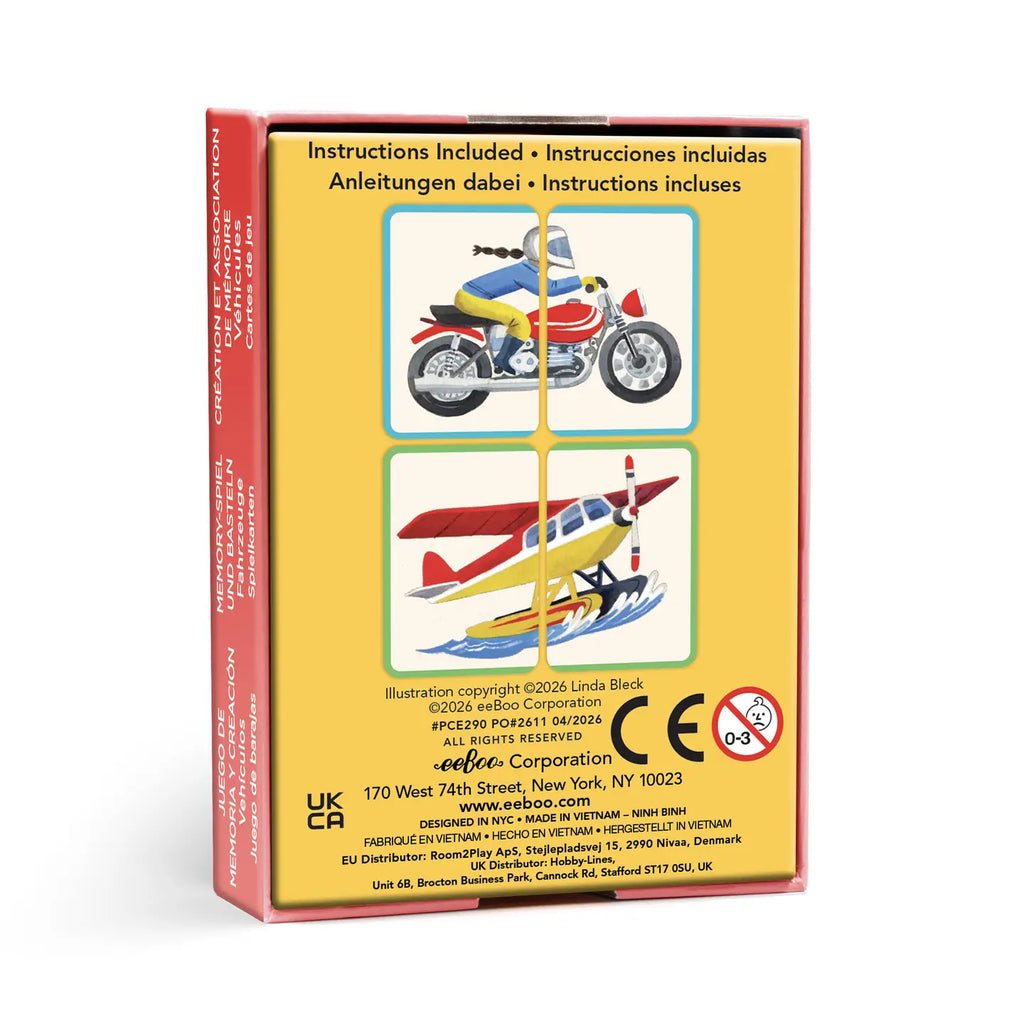 Vehicles Memory Match & Make