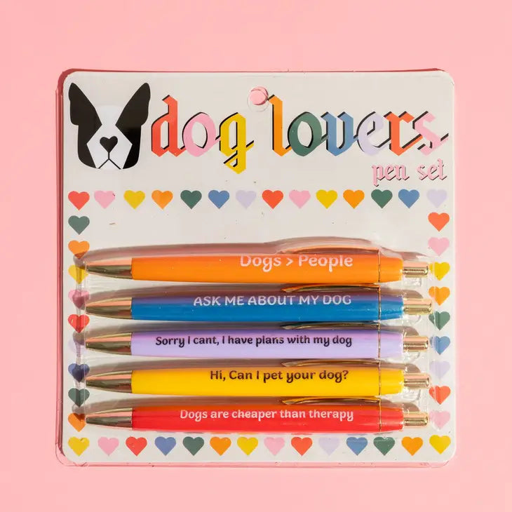 DOG LOVERS PEN SET