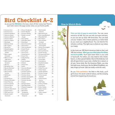The Birder's Logbook: A Seek-And-Sticker Book For Budding Ornithologists