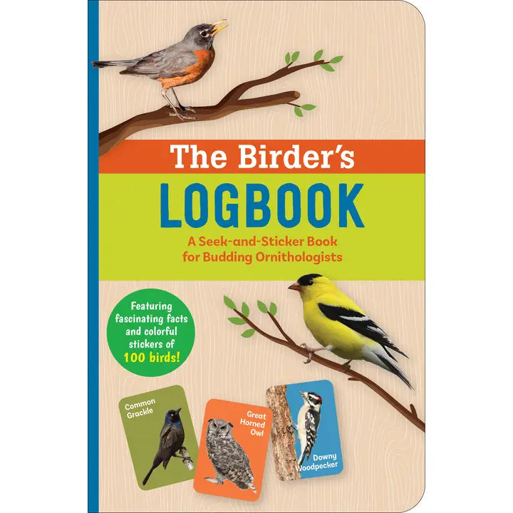 The Birder's Logbook: A Seek-And-Sticker Book For Budding Ornithologists