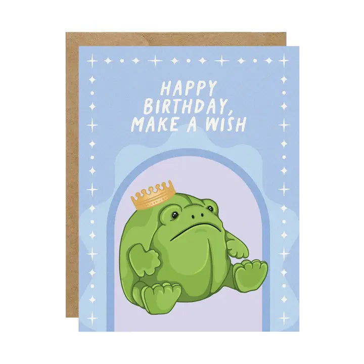 Make A Wish Frog Jellycat Card