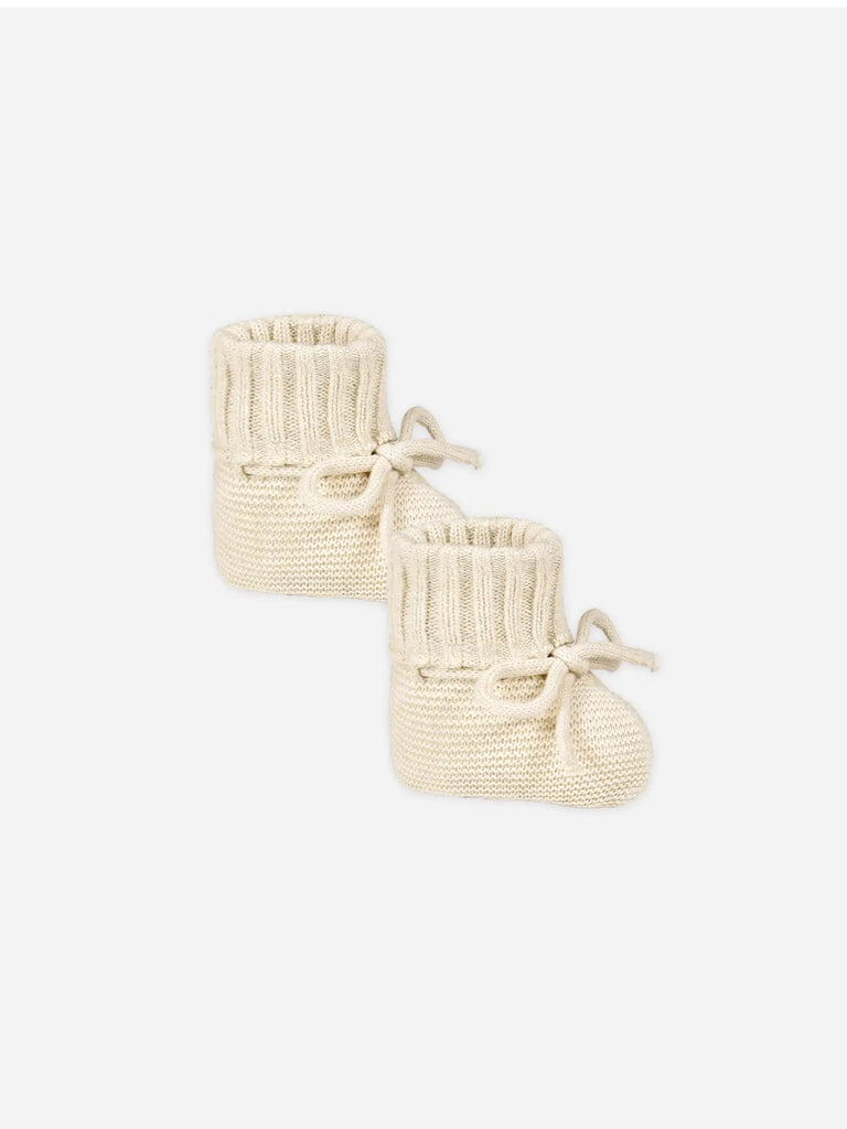 Heathered Knit Booties