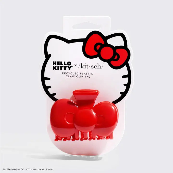 Hello Kitty X Kitsch Recycled Plastic Bow Shape Claw Clip