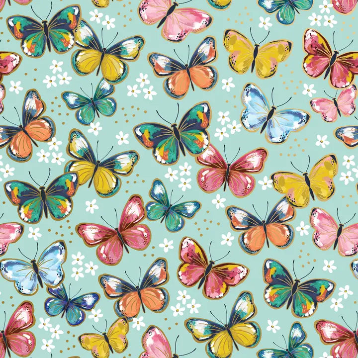 Colorful Butterflies - Wrap - Rolls