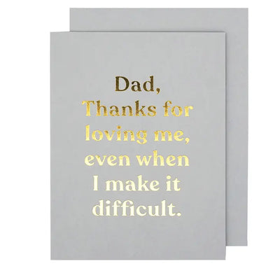 LOVING DAD CARD