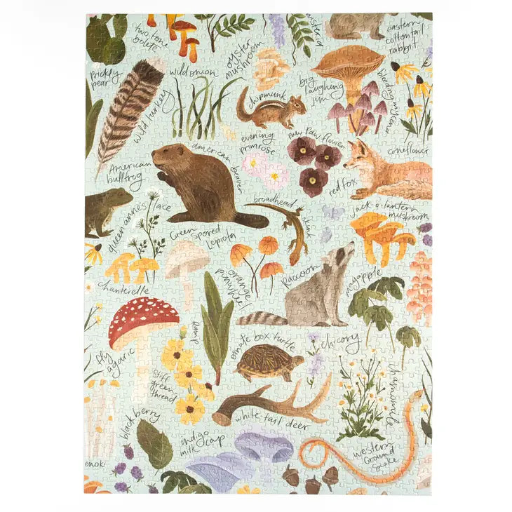 FLORA & FAUNA - 1,000 PIECE JIGSAW PUZZLE