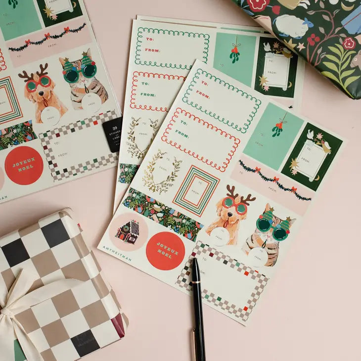 HOLIDAY GIFT STICKERS