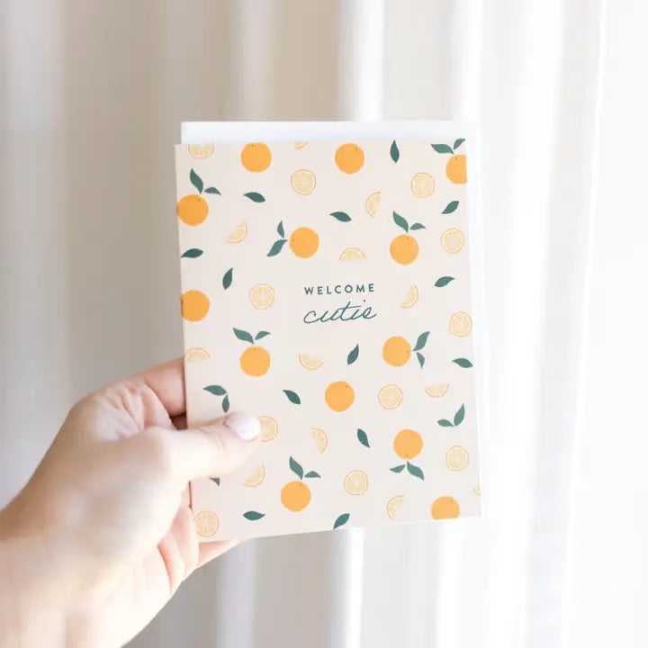 WELCOME CUTIE BABY CARD