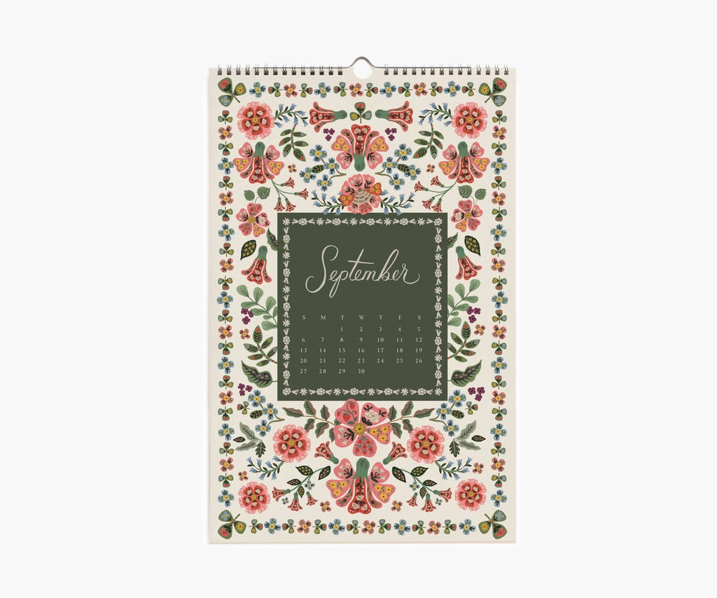 2026 Flora Wall Calendar